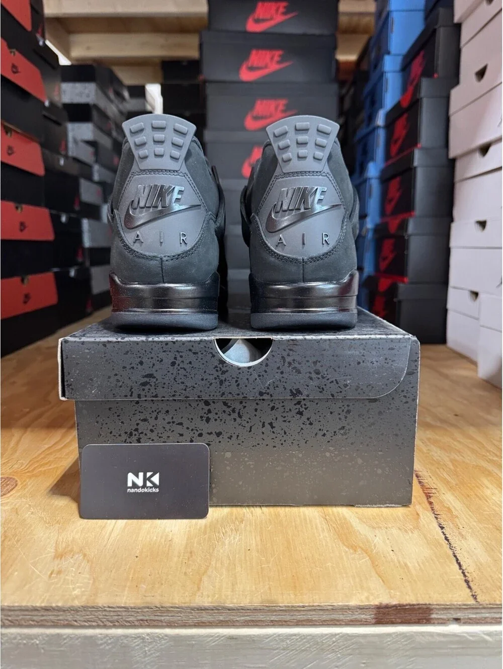 Air Jordan 4 Retro 'Black Cat' 2025 FV5029-010 BRAND NEW MENS SIZE 13